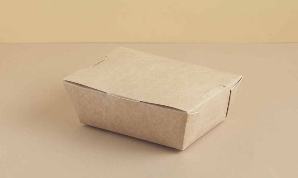 microwaveable paper container